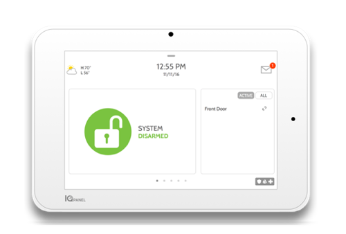 Home security panel