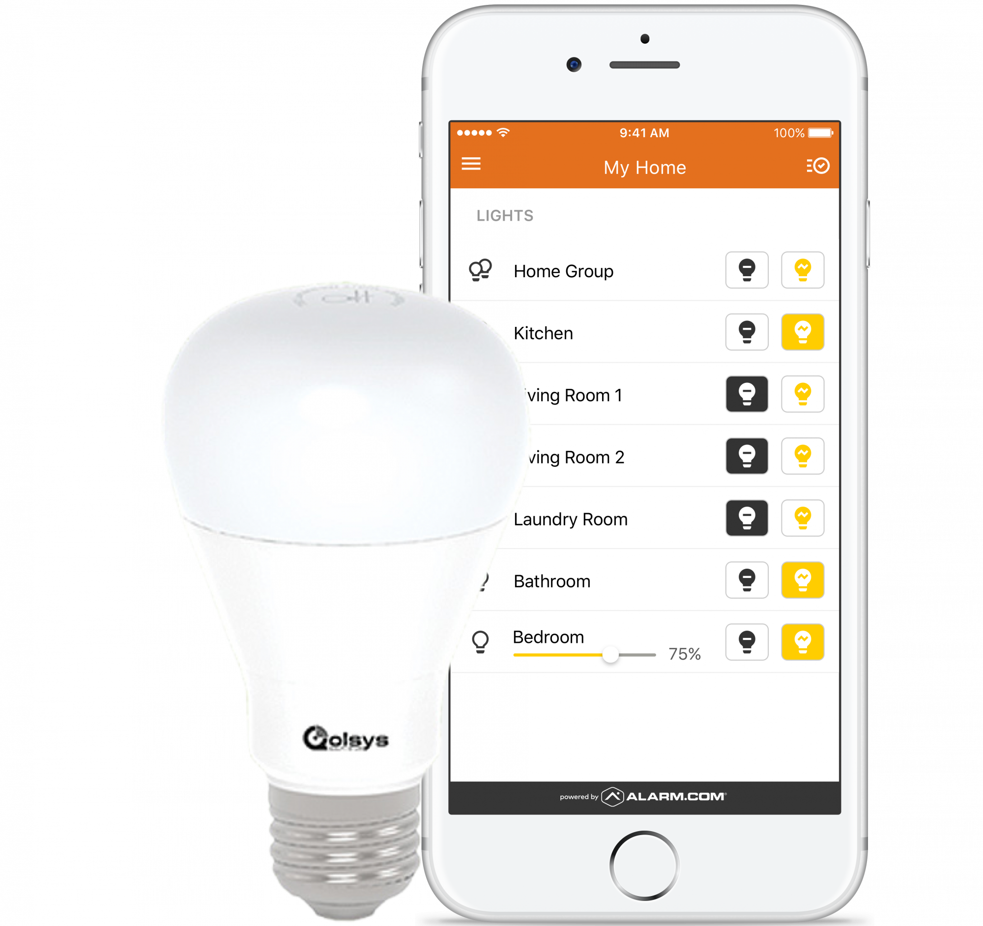 Allied Home Security smart light bulb