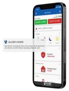 Alarm Response on Smart Home App