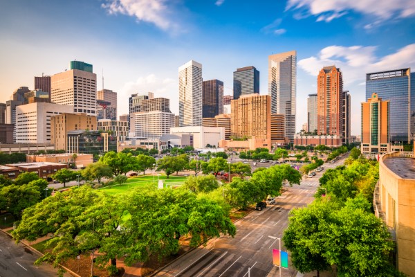 Houston, Texas - City Skyline